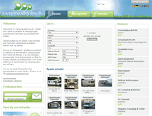 Tablet Screenshot of campingudlejning.dk